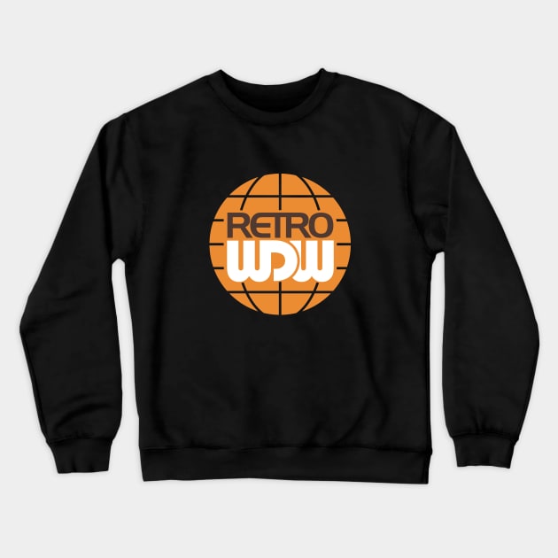 RetroWDW Globe Crewneck Sweatshirt by RetroWDW